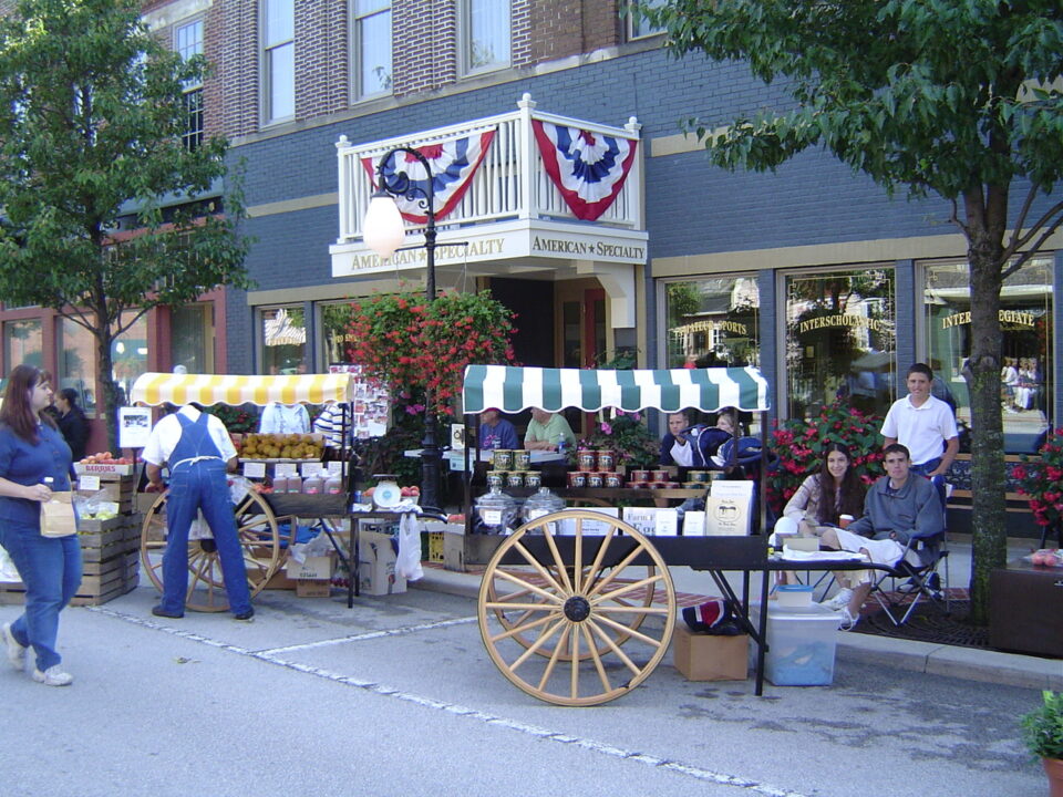 Roanoke Farmers Market cart