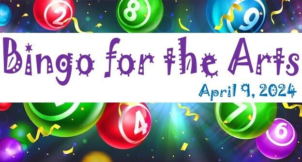 Bingo for the arts banner2024