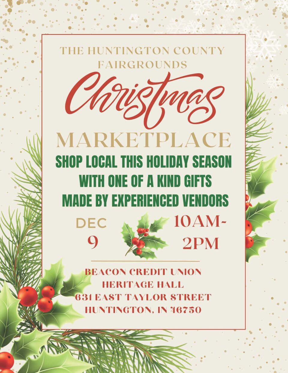 Christmas Market Flyer
