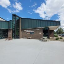 Huntington City Township library outside
