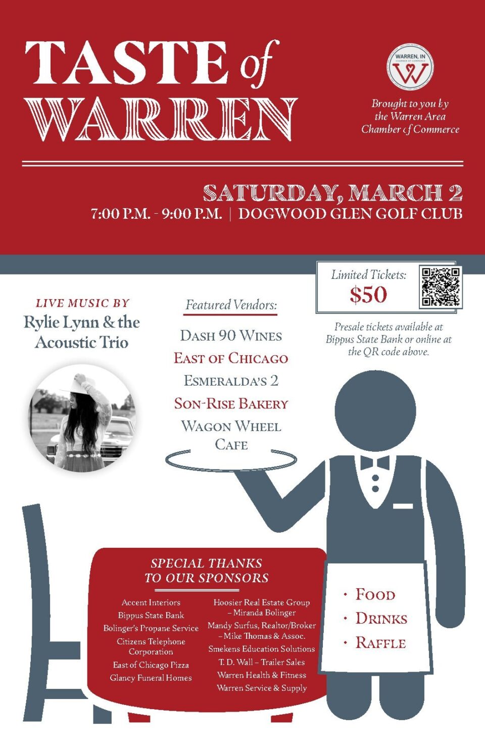 Taste of Warren poster 2024