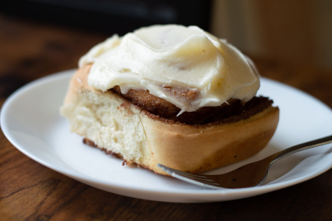 Bear and Beak Cinnamon Roll