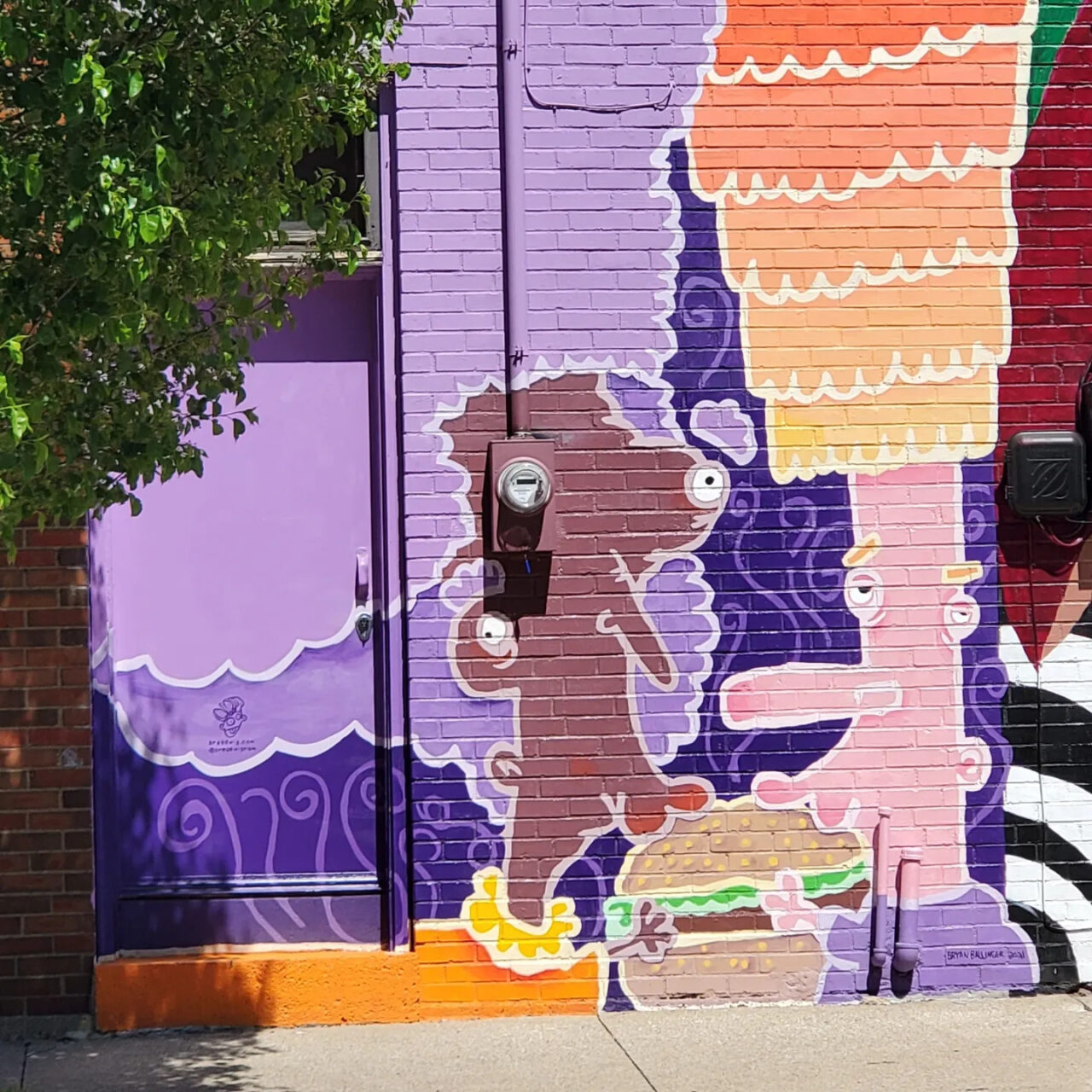 Burger Smax mural