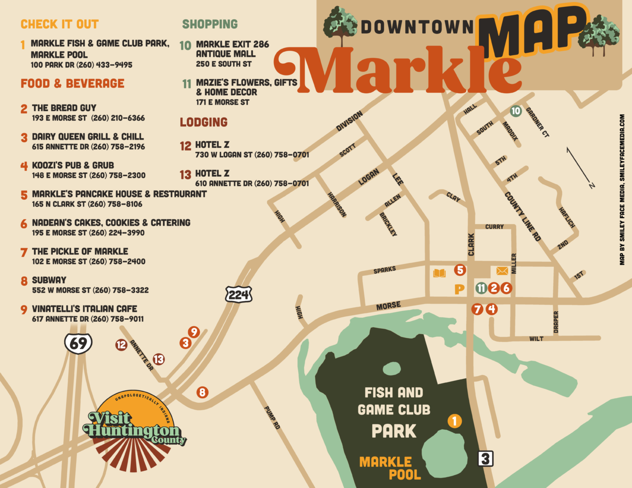 Downtown Maps | Huntington County Visitors Bureau