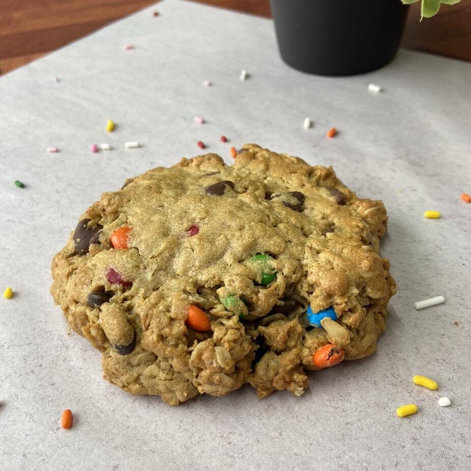 Bear and beak monster cookies