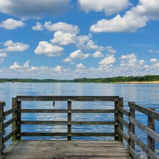 Salamonie beach pier
