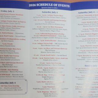 Salamonie Festival schedule of events