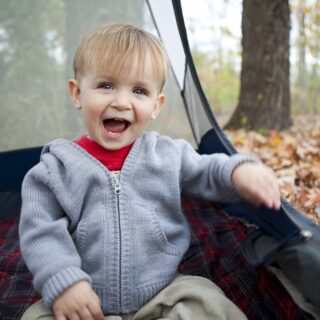 Camping in tent lower res