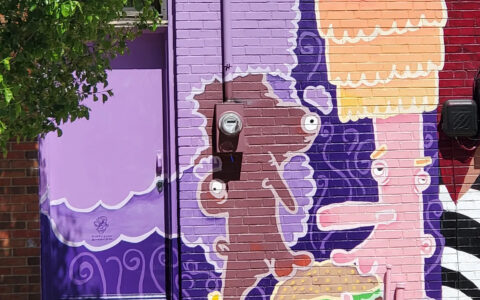 Burger Smax mural