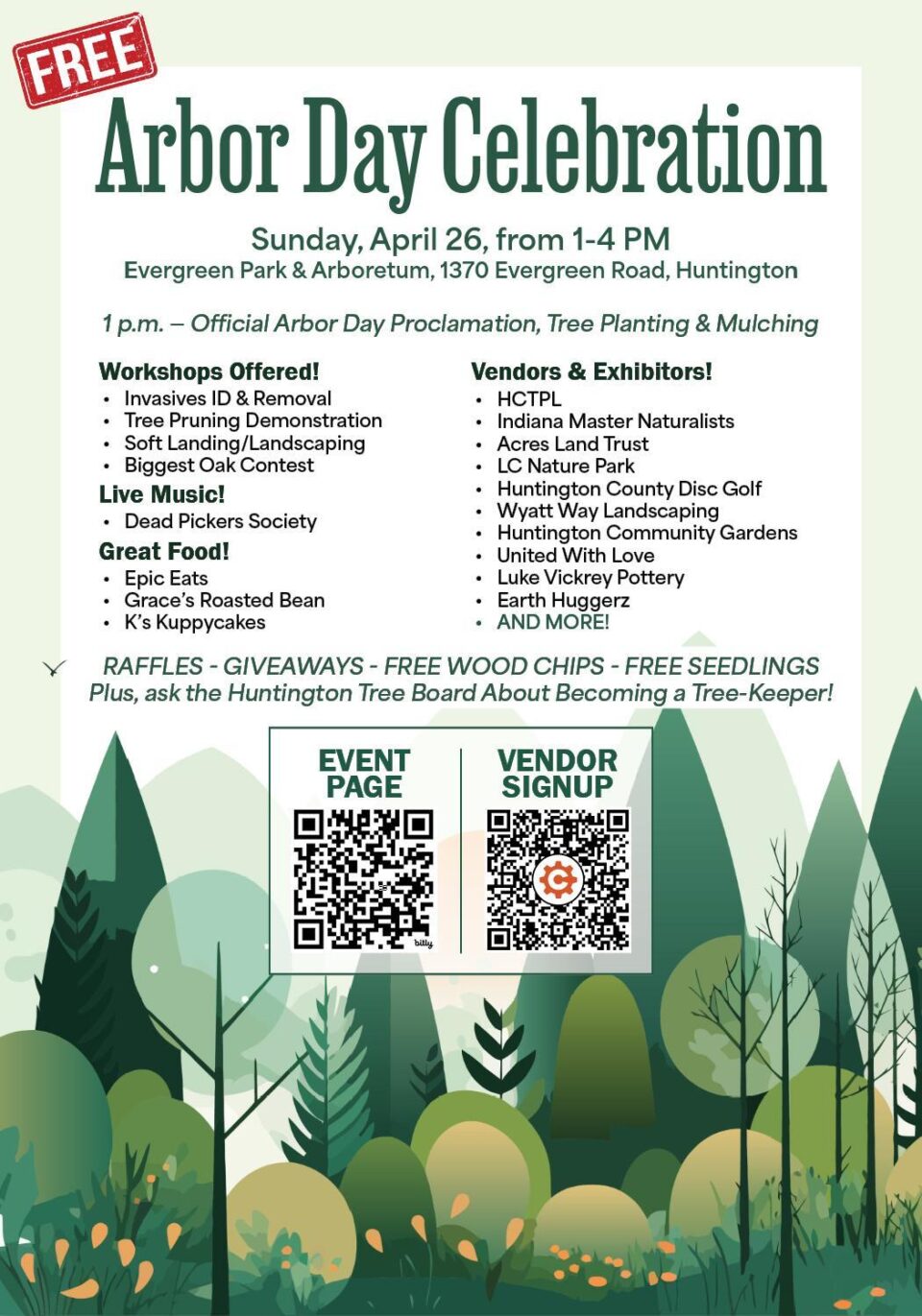 Arbor Day Celebration April 26