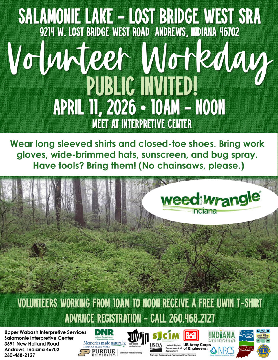 Weed Wrangle Salamonie April 11 2026 page1