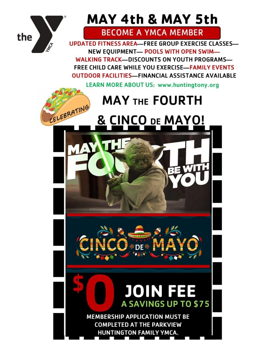 MAY 2026 membership special may the fourth cinco mayo