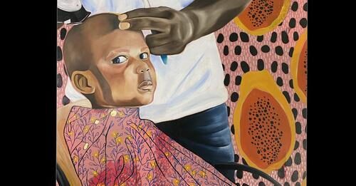 Tashema Davis painting